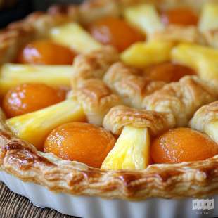 Tarte à l'Abricot et Ananas
