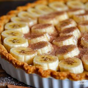 Tarte à la Banane et à la Cannelle
