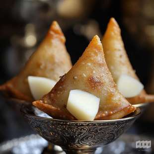 Samossas Poire Cardamome de Bollywood Kitchen