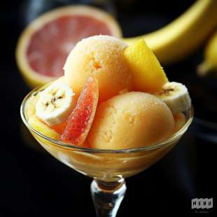 Sorbet Exotique Pamplemousse Banane Coco