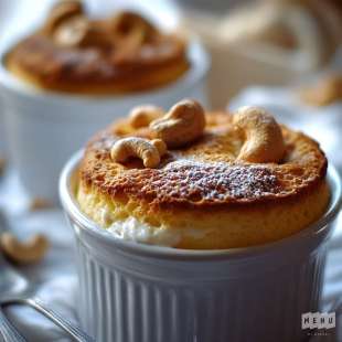 Soufflé au Pain d'Épices et Noix de Cajou