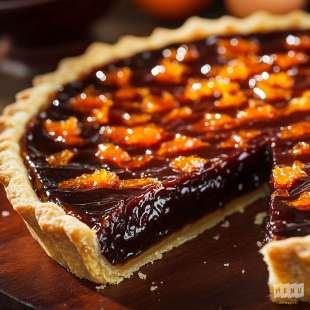 Tarte au Chocolat et Marmelade