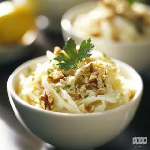 Salade de Chou Blanc, Comté et Noix