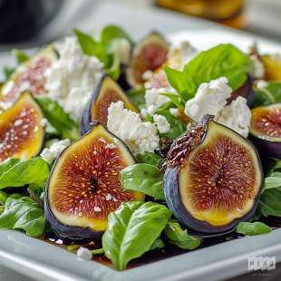 Salade de Figues au Chèvre et Miel