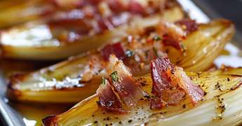 Endives Braisées et Lardons