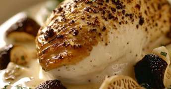 Suprêmes de Chapon aux Morilles