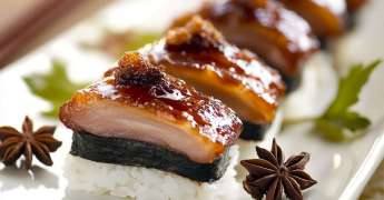 Sushis au Canard Laqué