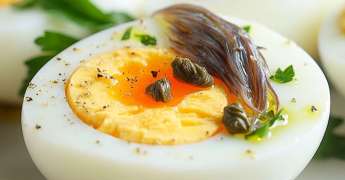 Oeuf Dur aux Anchois