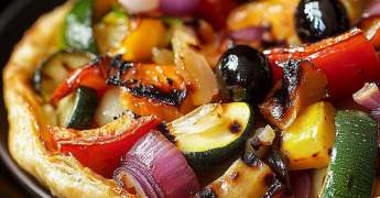 Pissaladière aux Légumes Grillés