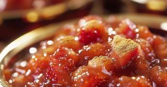 Chutney de Rhubarbe et Fraise (Préparation pour 1 Kg)