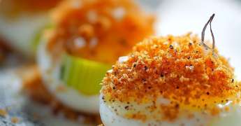 Oeuf Mollet Frit aux Poireaux