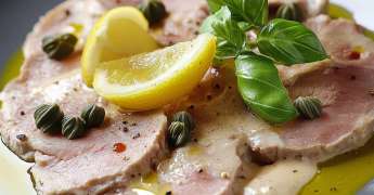 Vitello Tonnato au Citron et Basilic