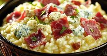 Risotto à la Bresaola et Gorgonzola