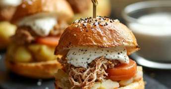 Mini-Burgers de Dinde Fermière et Sauce Maison