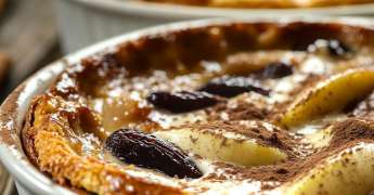 Clafoutis aux Poires et aux Pruneaux