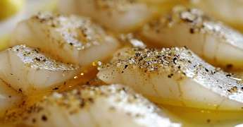 Carpaccio de Mulet aux Oursins