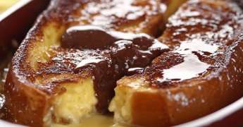 Pain Perdu en Cocotte, Glace au Chocolat