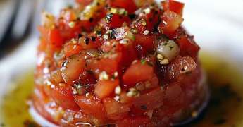 Tartare de Sardines Tomate et Espelette