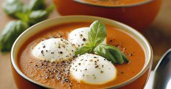 Velouté de Tomates à la Mozzarella