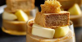 Verrine Foie Gras Pommes et Pain d'Épices
