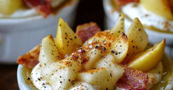 Tartiflette d'Endives aux Pommes et au Lard