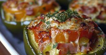 Poivrons Farcis aux Légumes