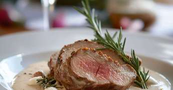 Épaule d'Agneau à la Crème d'Ail Doux