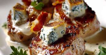 Filet Mignon au Roquefort et aux Lardons