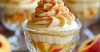 Mousse de Mascarpone aux Pêches