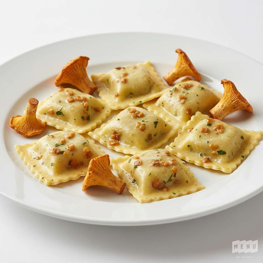 Ravioli aux Girolles