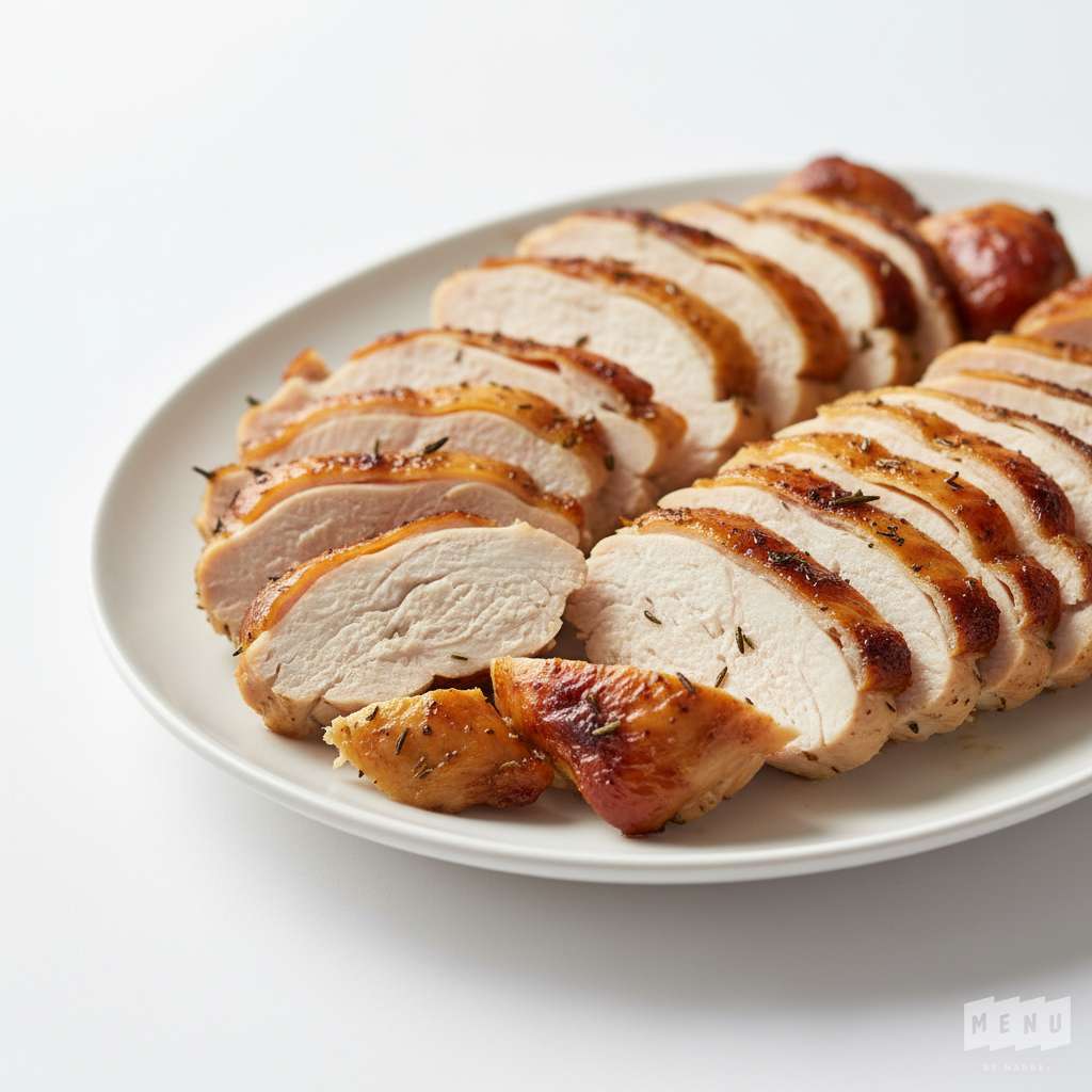 Poulet Rôti Tranché Halal
