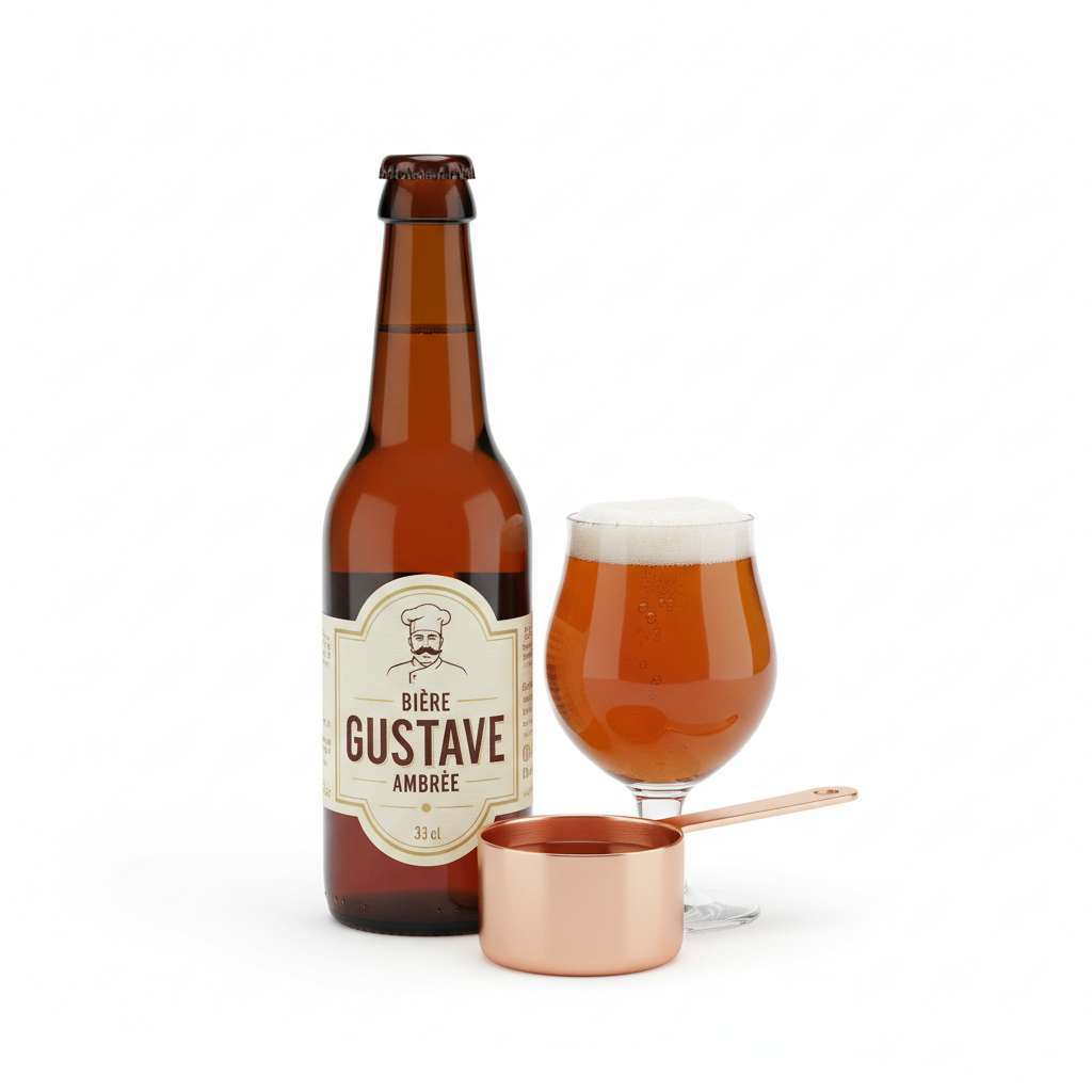 Bière Gustave Ambrée 33cl