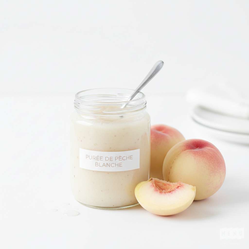 Purée de Pêche Blanche