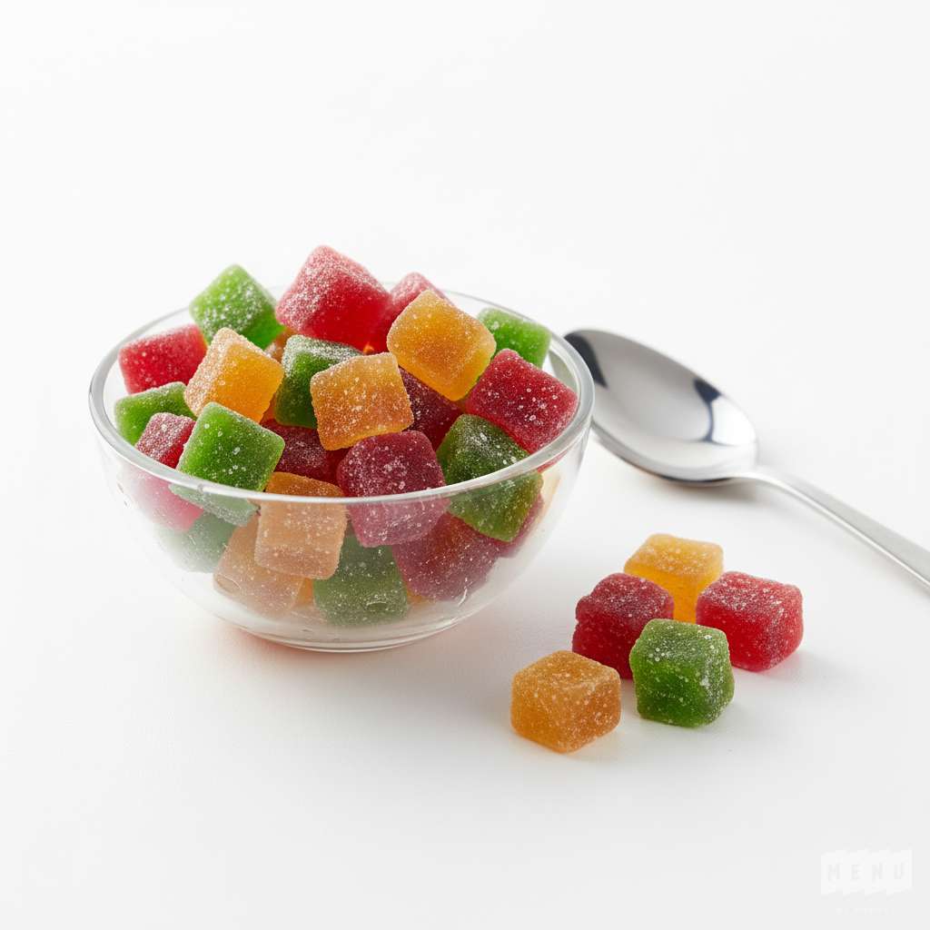 Fruits confits Tricolores en Cube