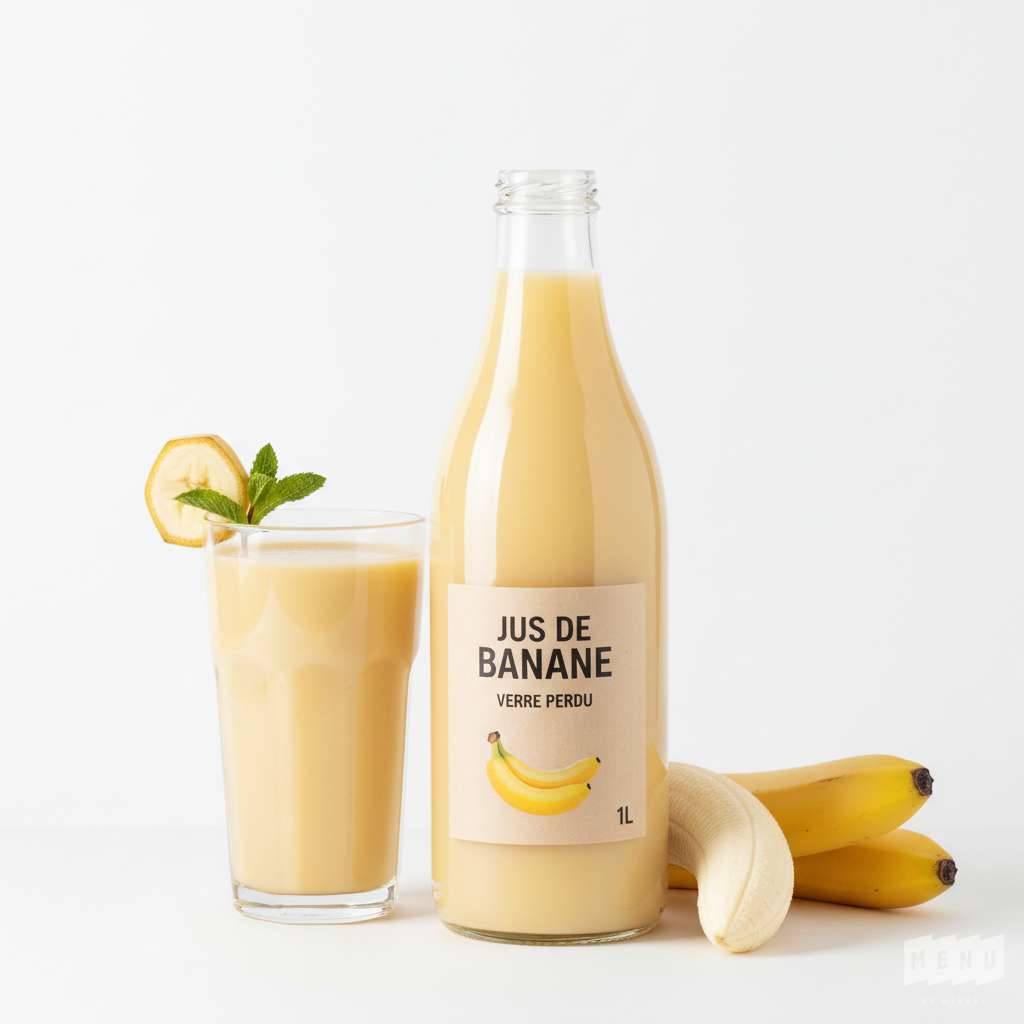 Jus de Banane Verre Perdu 1L