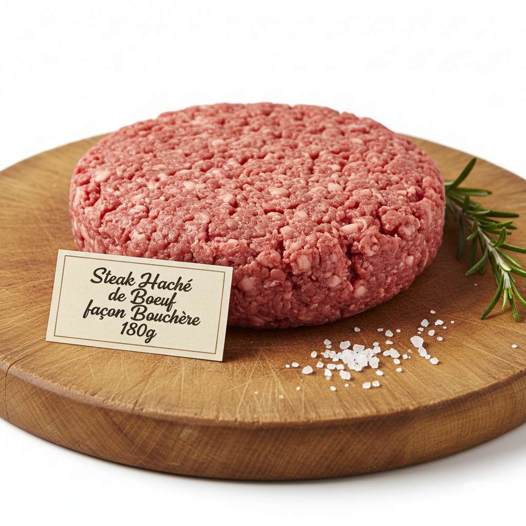 Steak Haché de Boeuf façon Bouchère 180g
