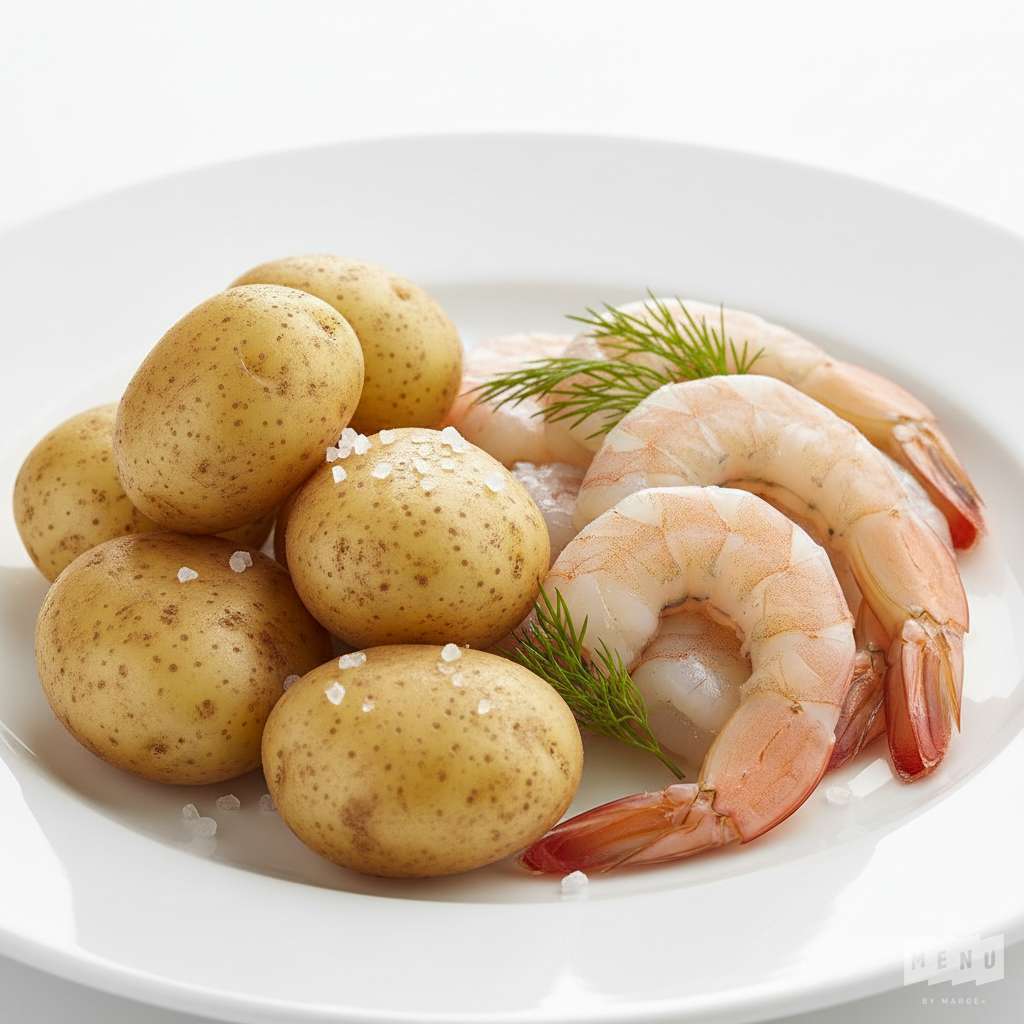 Gambas et Pomme de Terre