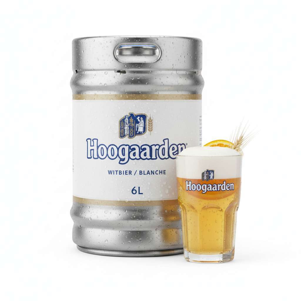 Bière Hoegaarden Blanche (Fût de 6L)