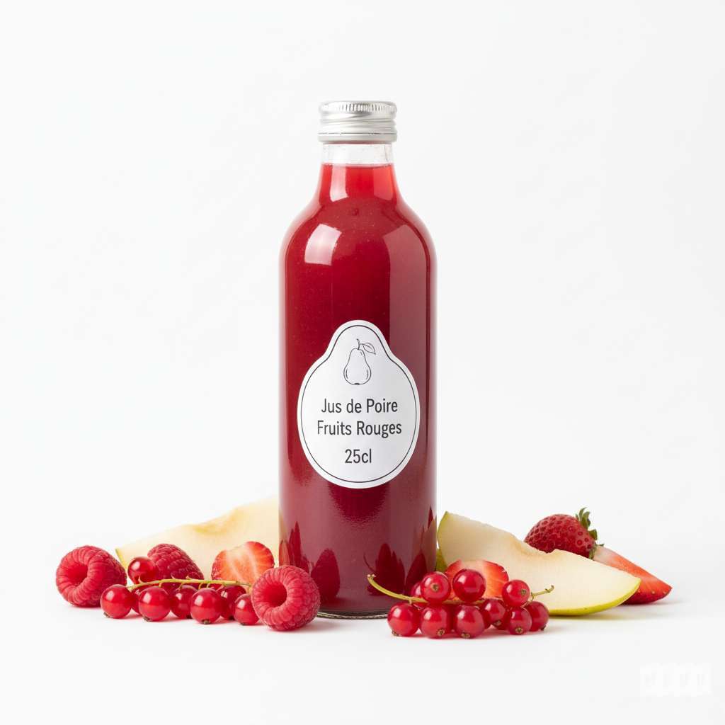 Jus de Poire Fruits Rouges 25cl