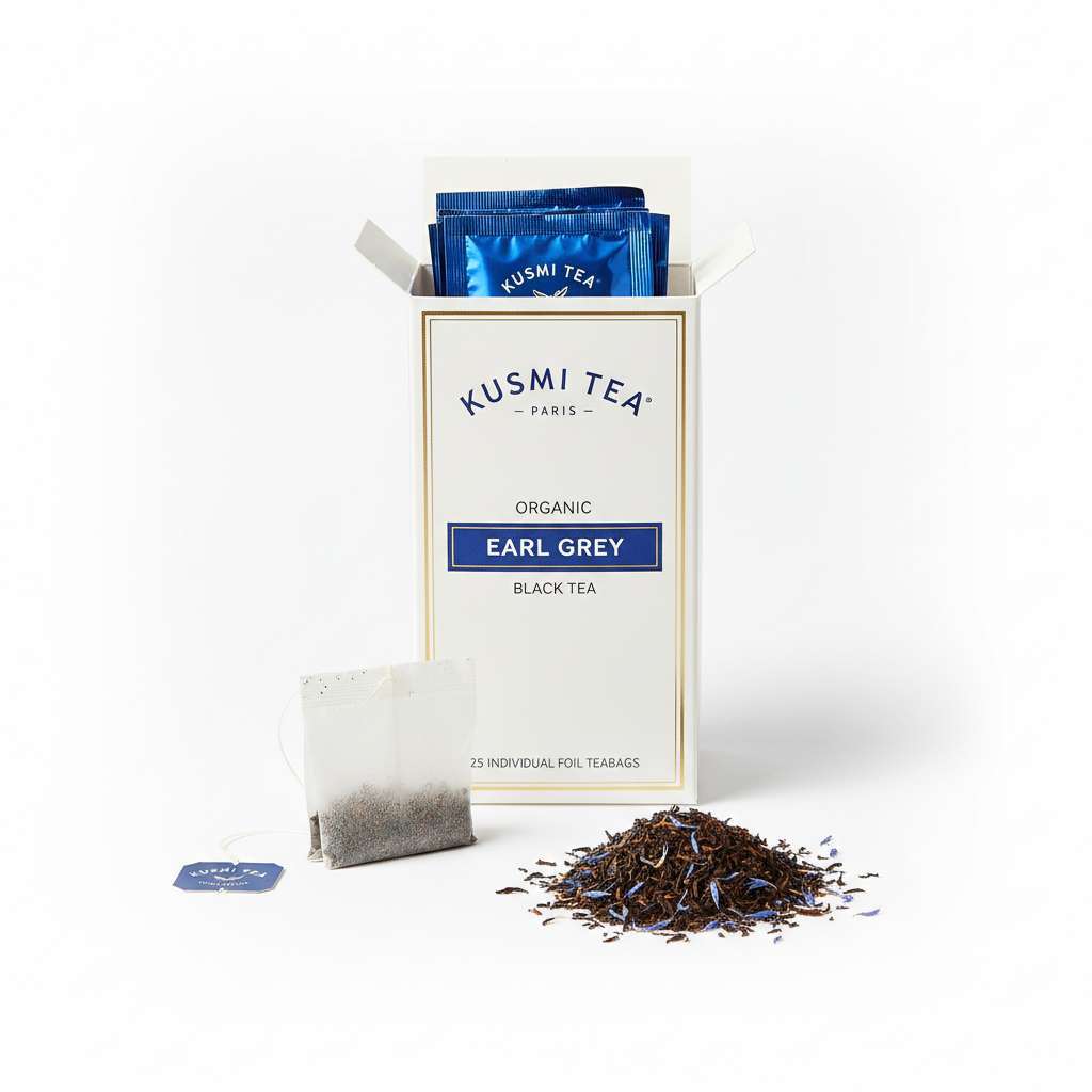 Thé Noir Earl Grey Bio Kusmi Tea par 25