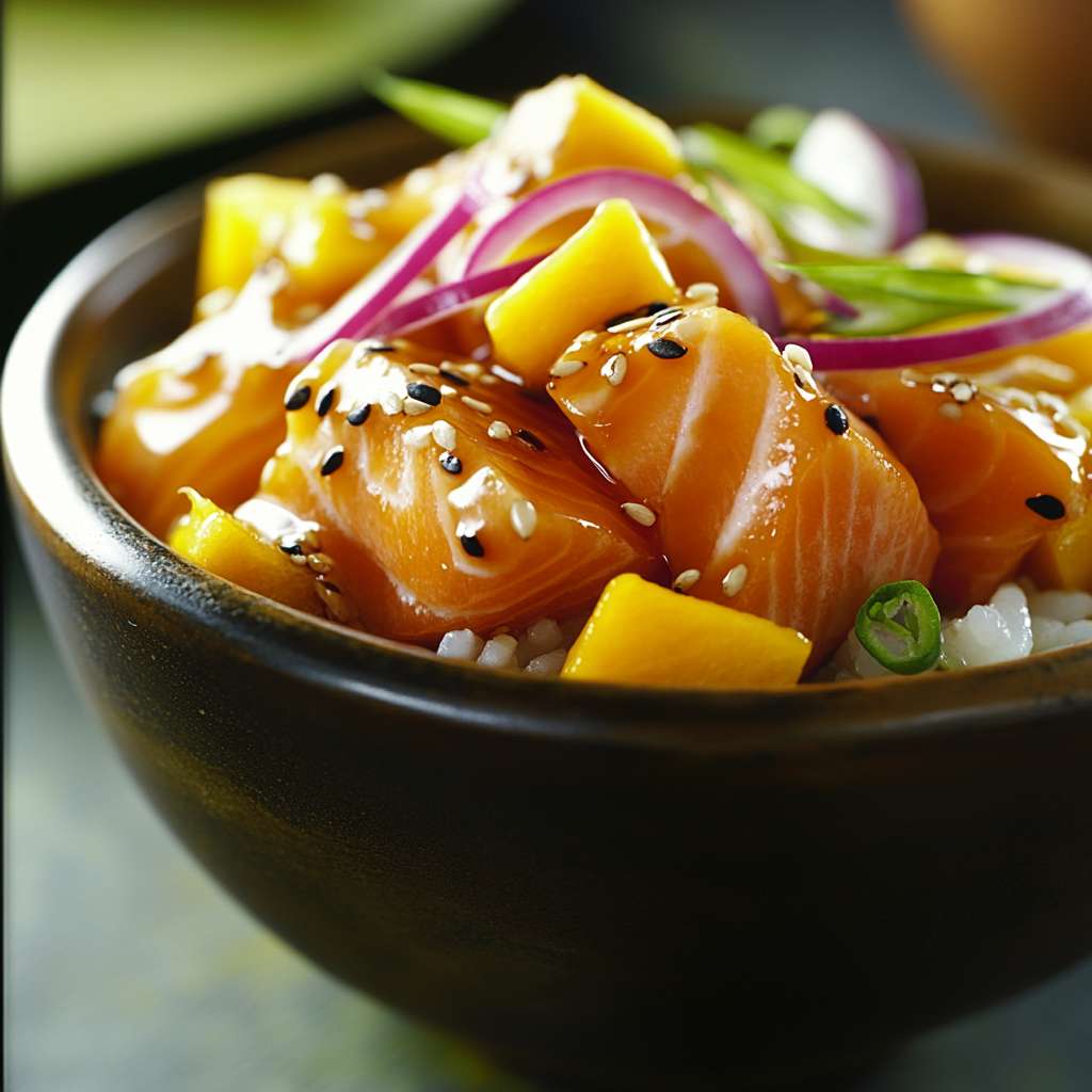 Poké Saumon à la Mangue