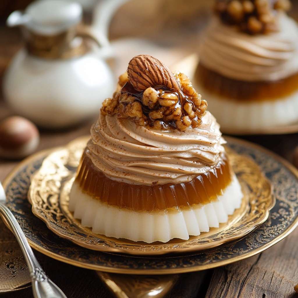 Mont Blanc à la Crème de Marrons Glacés au Thé